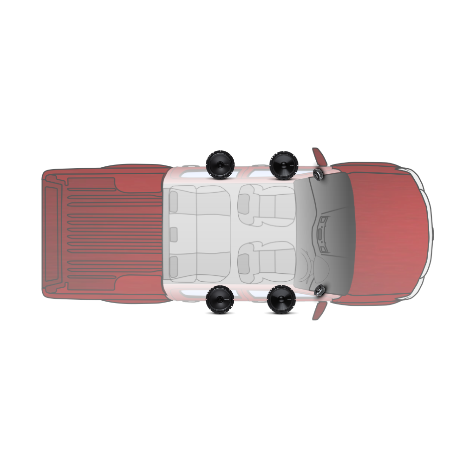 TOYOTA HILUX - Stage 1 - SOUND UPGRADE AUDIO KIT - Standard - Image 2