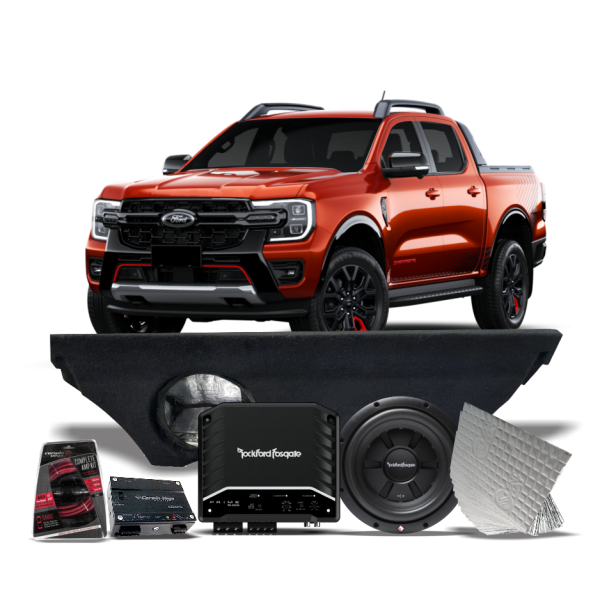 Ford Ranger (2017 – Current) – AMPLIFIED ENCLOSURE BASS UPGRADE