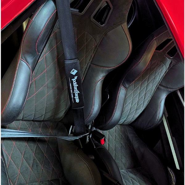 Rockford Fosgate Seatbelt Covers - Cotton & Polyester blend - Image 3