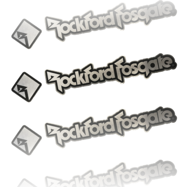 Rockford Fosgate Sticker 11.5cm Metallic