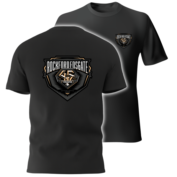 Rockford Fosgate Clothing- 45th Anniversary T-shirt – Black