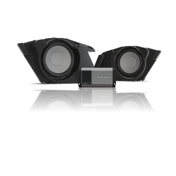2014+ Harley-Davidson® Dual 10″ Saddlebag Subwoofer Kit