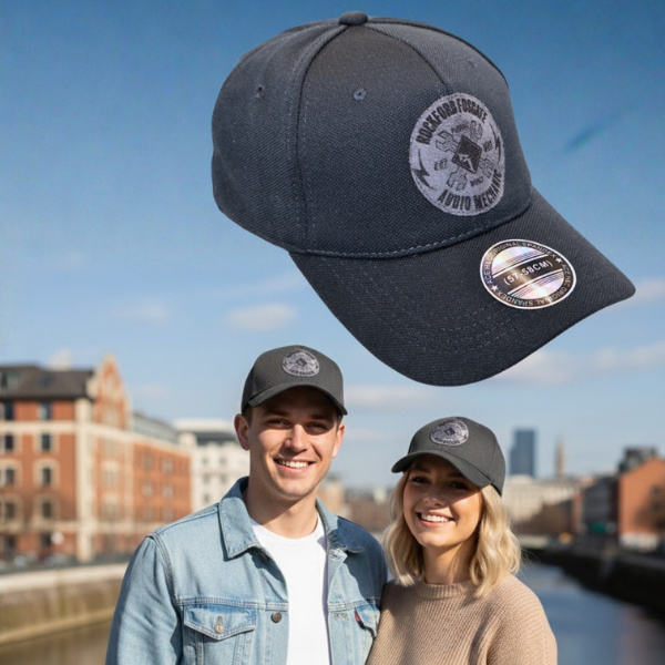 Rockford Fosgate - Dark Grey cap featuring grey suede stitch detail - Image 2