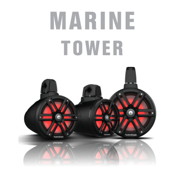 Marine Wakeboard Tower Speakers