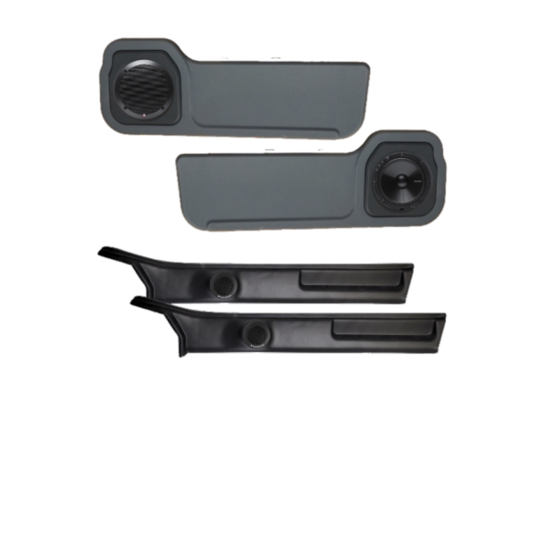 PRIME COMPONENT SET WITH TWEETER PILLAR AND SINGLE CAB DOOR PANELS – TLCSC-R1675-S-SP