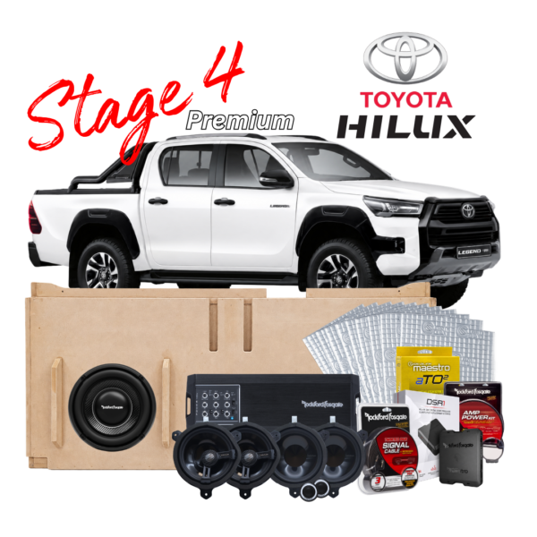 TOYOTA HILUX – Stage 4 – SOUND UPGRADE – Premium