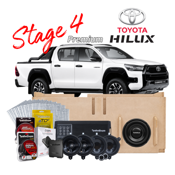TOYOTA HILUX – Stage 4 – SOUND UPGRADE – Premium