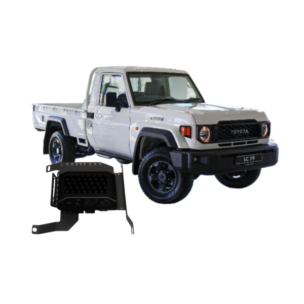 LC-AMPBR-STGS Toyota Landcruiser – Double Cab Amplifier Bracket with Amplifier Options