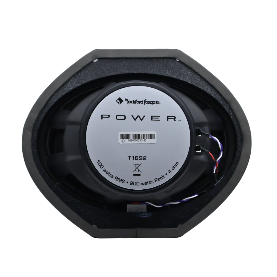 FRDNG-SP-T1692 - Rockford Fosgate - Power 6"X 9" 2-Way Full-Range Speaker and Ford 6×9 Spacers