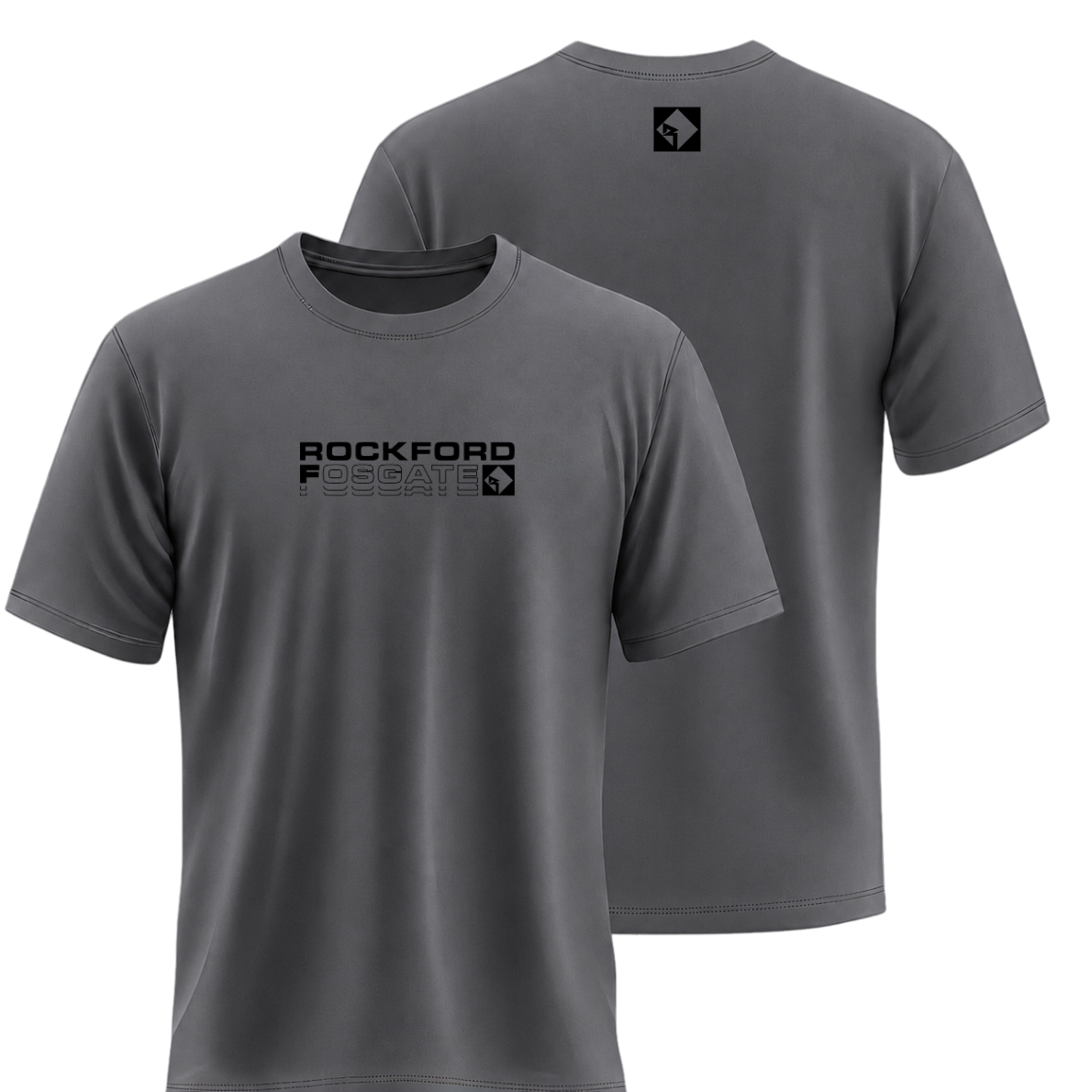 Rockford Fosgate Grey Short sleeve shirt minimalist design