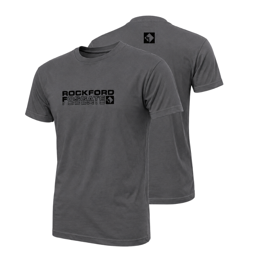 Rockford Fosgate Grey Short sleeve shirt minimalist design