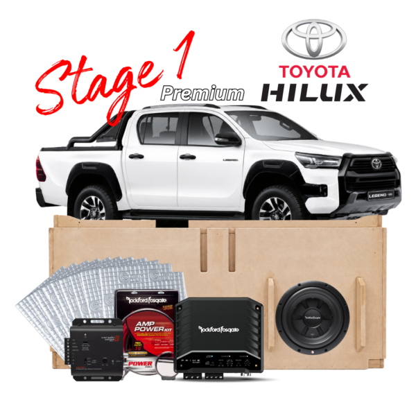 TOYOTA HILUX – Stage 1 – SOUND UPGRADE – Premium