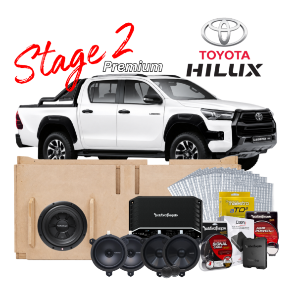 TOYOTA HILUX – Stage 2 – SOUND UPGRADE – Premium