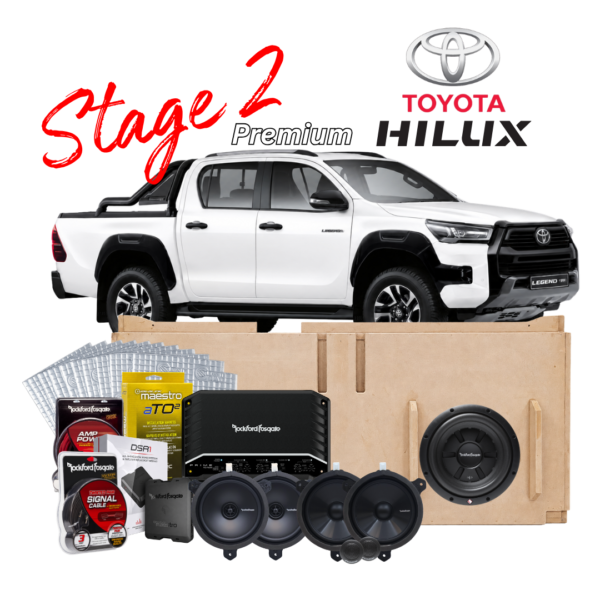 TOYOTA HILUX – Stage 2 – SOUND UPGRADE – Premium