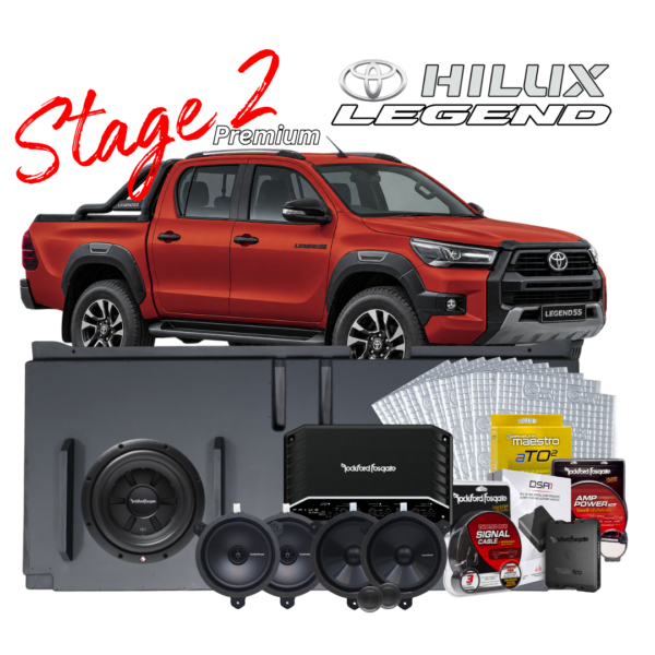 TOYOTA HILUX – Stage 2 – SOUND UPGRADE – Premium