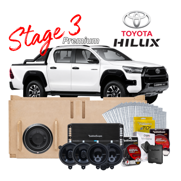 TOYOTA HILUX – Stage 3 – SOUND UPGRADE – Premium