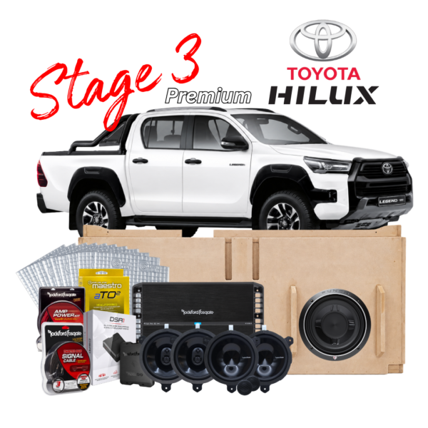 TOYOTA HILUX – Stage 3 – SOUND UPGRADE – Premium