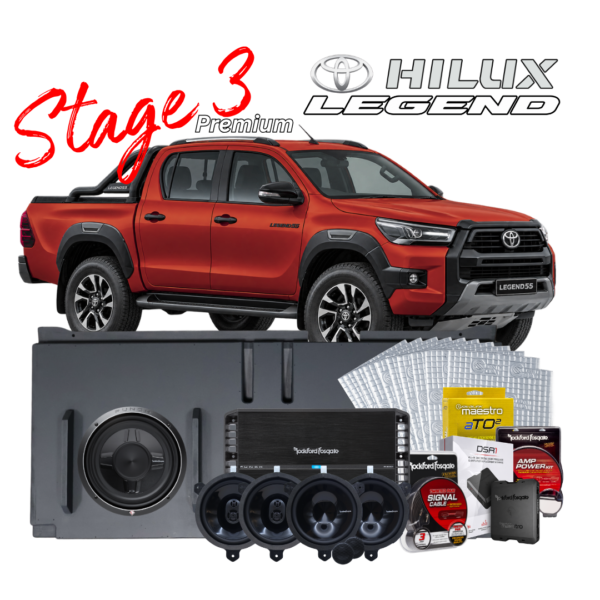 TOYOTA HILUX – Stage 3 – SOUND UPGRADE – Premium