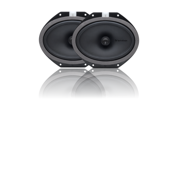 FRDNG-SP-P1V2-69 – Punch P1 6″x9” 3-Way Coaxial Speaker and Ford 6×9 Spacer