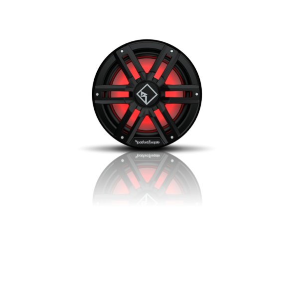 M2 12″ DVC 4Ω Color Optix™ Infinite Baffle Marine Subwoofer – Black