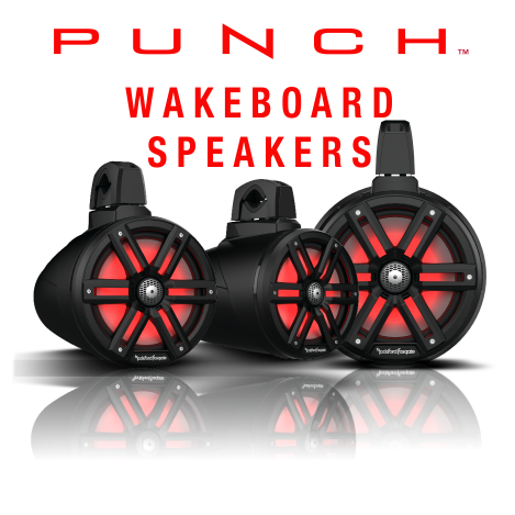 Marine Punch Wakeboard Speakers