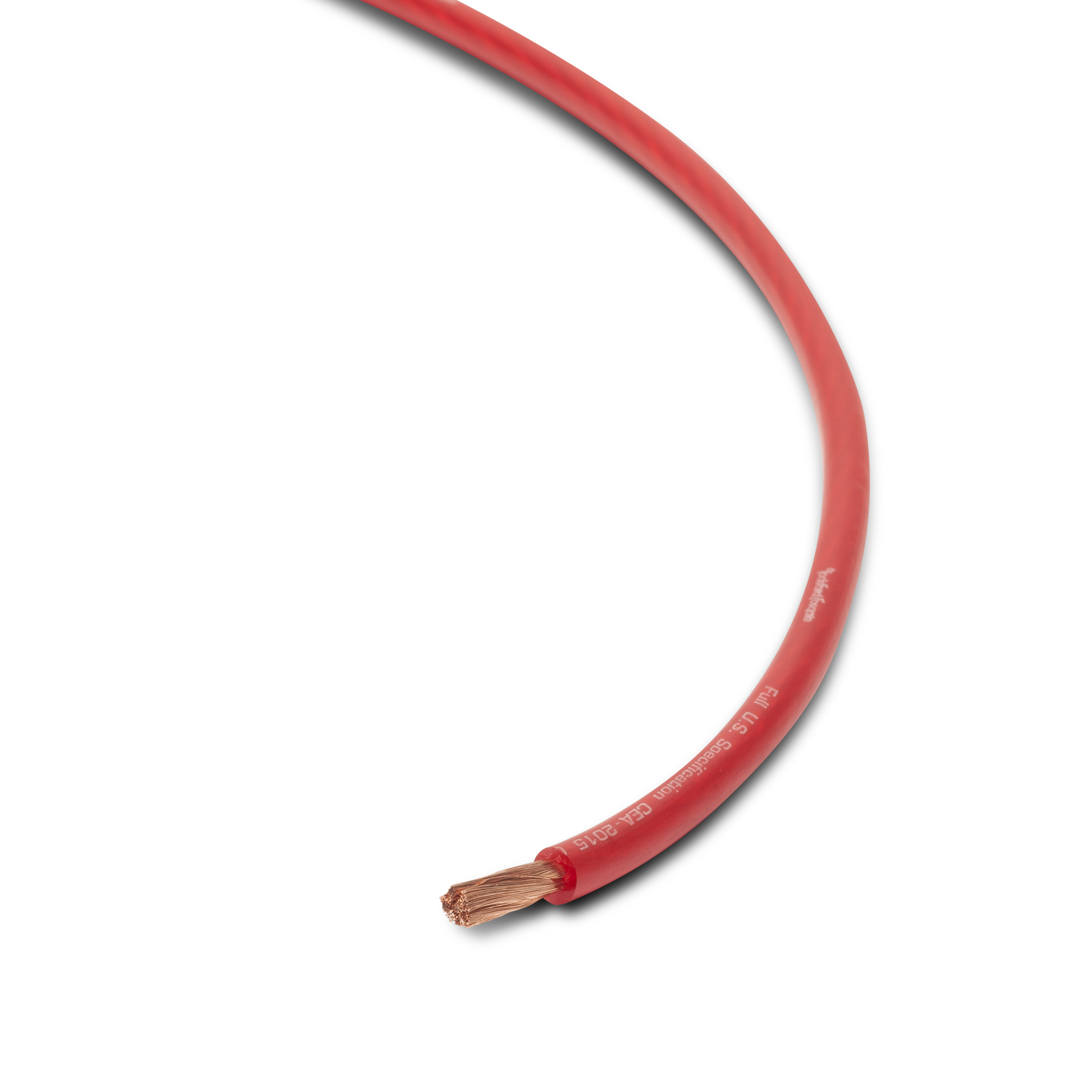 RFW8R - Rockford Fosgate - 8 AWG Frosted Red Wire Per Meter