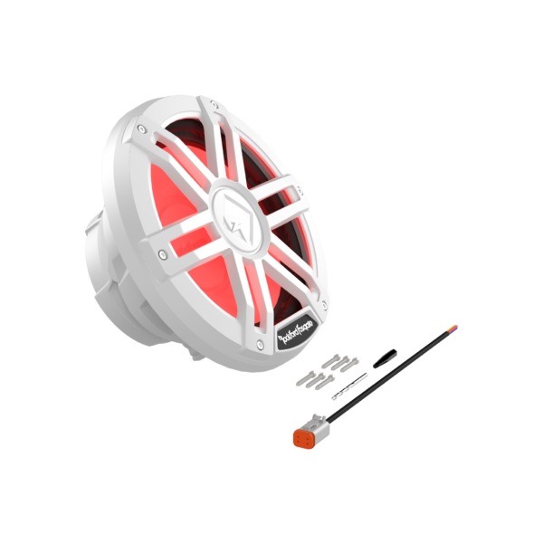 M1D2-10 - Rockford Fosgate - M1 10" DVC 2Ω Color Optix Marine Subwoofer - White