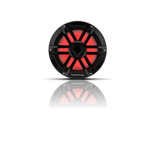 M1D4-12B – Rockford Fosgate – M1 12″ DVC 4Ω Color Optix Marine Subwoofer – Black