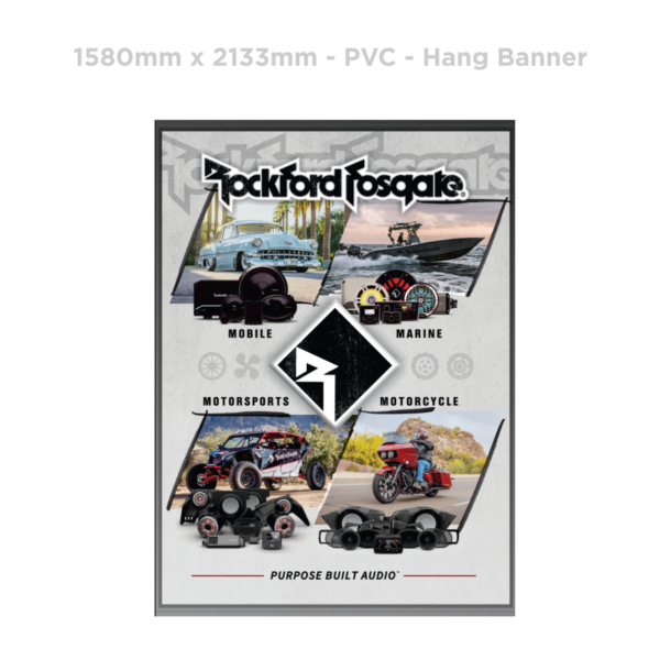 Rockford Fosgate Dealer Banner 2025 – 1580mm x 2133mm