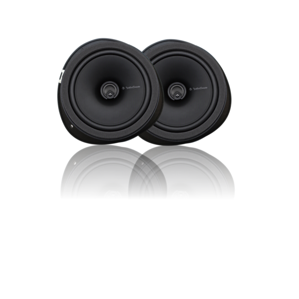 FRDNG-SP-P1V2-675 – Rockford Fosgate – Punch P1 6.75” 3-Way Coaxial Speakers with Ford Spacers