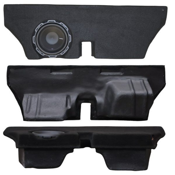 FRDNG-SUB-P2D4-10″ P2 4-Ohm DVC Subwoofer and Ford Ranger Enclosure - Under Seat