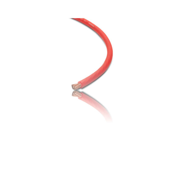 RFW4R – Rockford Fosgate – 4 AWG Frosted Red Wire Per Meter