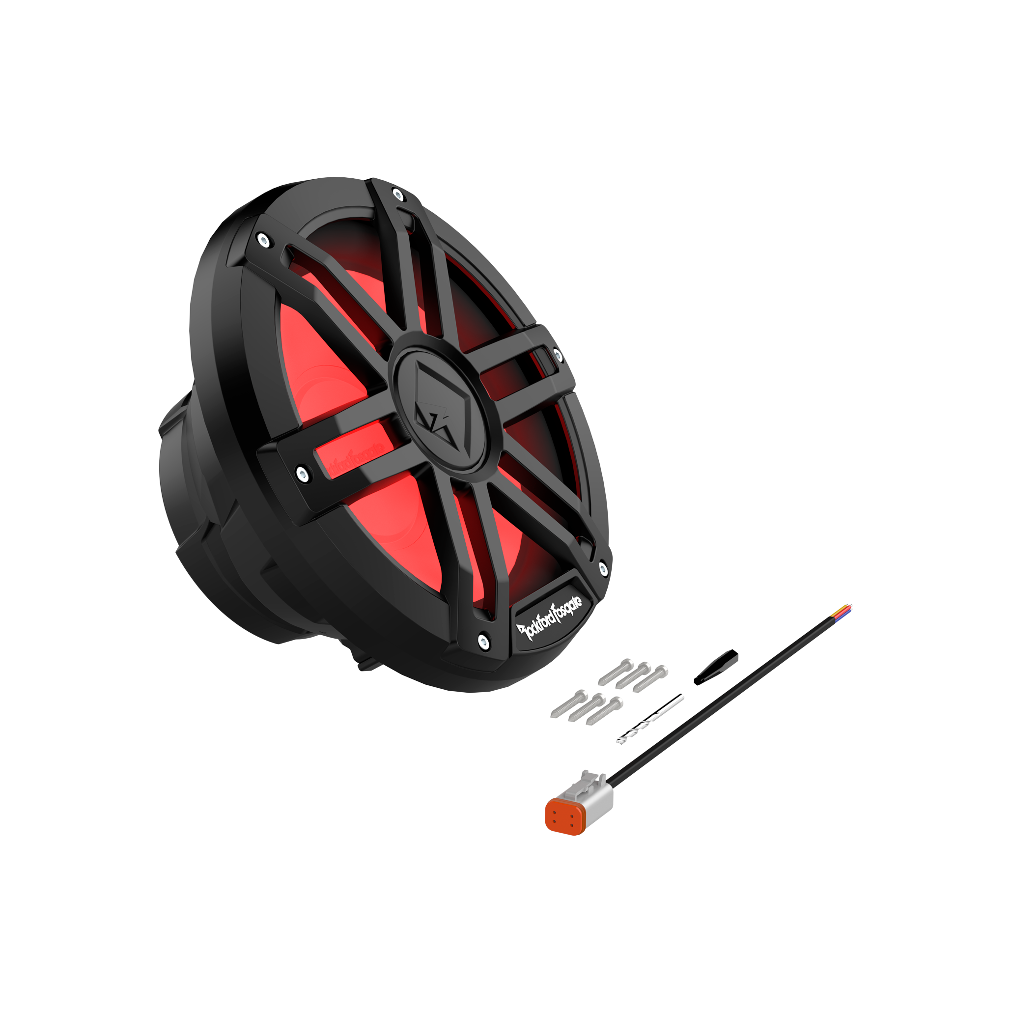 M1D2-10B - Rockford Fosgate - DVC 2O Color Optix Marine Sub-Blk