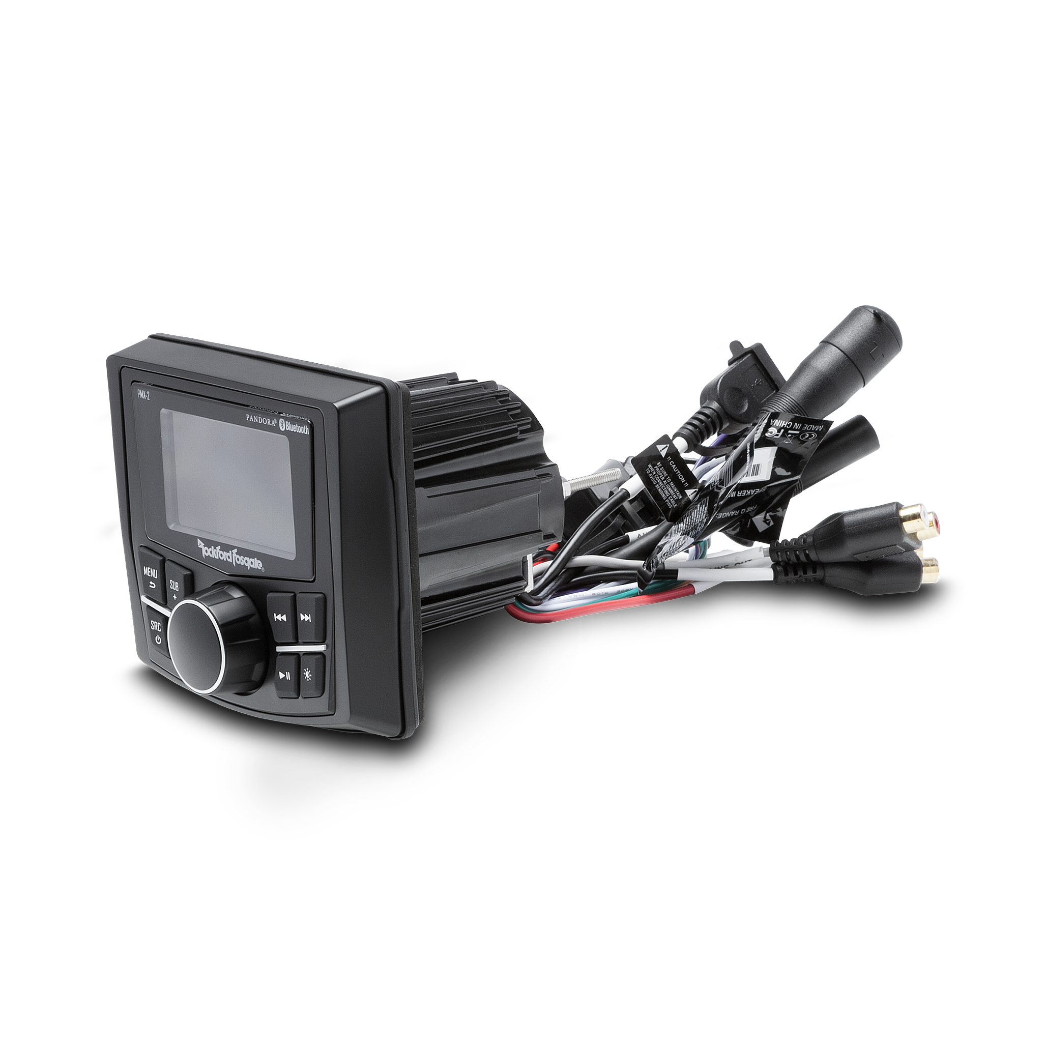 PMX-2 - Punch Marine Compact AM/FM/WB Digital Media Receiver 2.7" Display Source Unit Radio