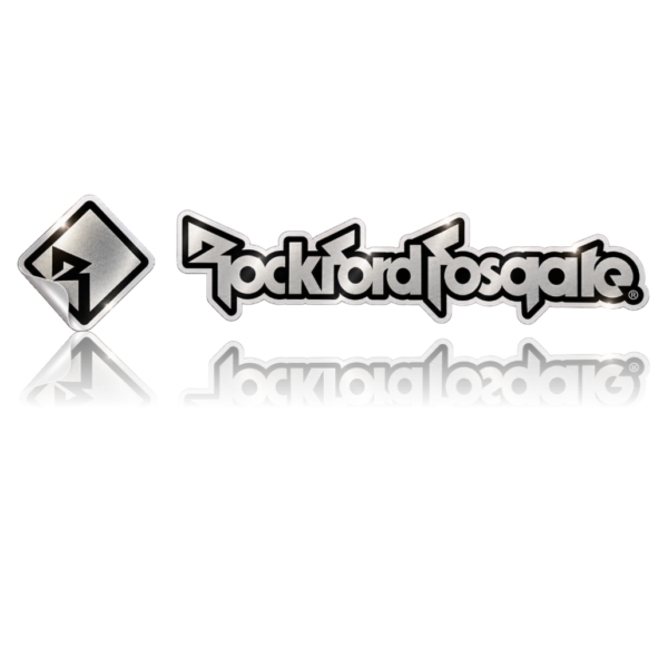 Rockford Fosgate Sticker 210x40mm Metallic