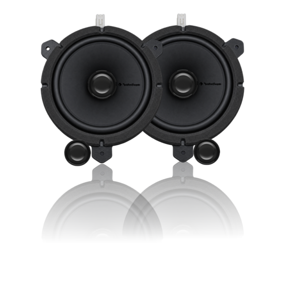TOYD4D-SP-P2V2-675 – Rockford Fosgate – Punch P2 6.75” 2-Way Convertible Speakers with Toyota D4-D Spacers