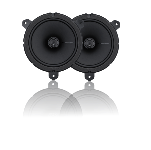 TOYGD6-SP-P1V2-675 – Rockford Fosgate – Punch P1 6.75” 3-Way Coaxial Speakers with Toyota GD6 spacers