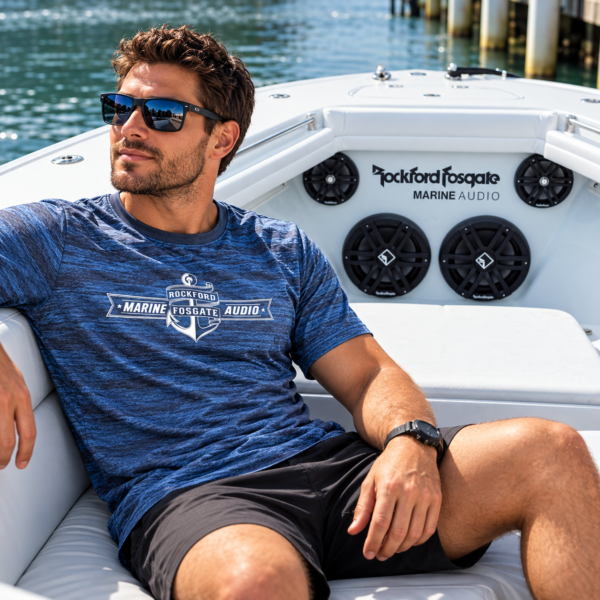 POP-TEE-ANCH – Rockford Fosgate Marine Audio Short-sleeve Lightweight T-shirt