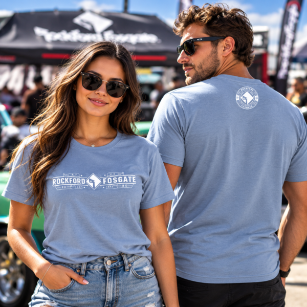 POP-TEE-BANN – Rockford Fosgate Heritage Logo Short-sleeve T-shirts