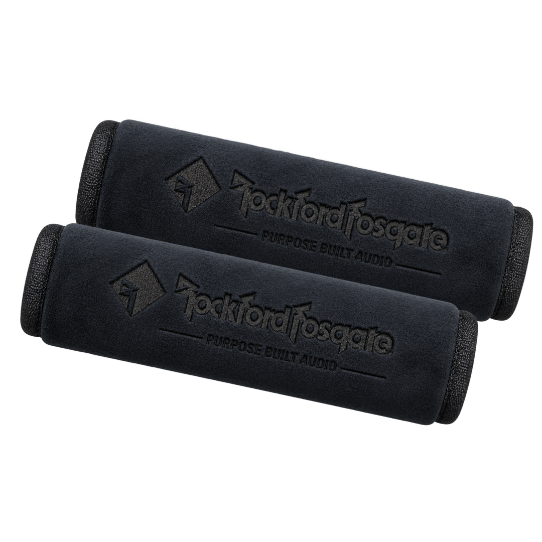 POP-VLVTSTBLT-BLK - Rockford Fosgate - Black Velvet Seatbelt Covers - Pairs
